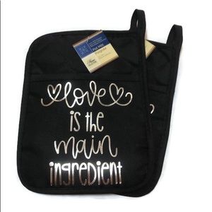 2-pk Silicone Potholder Mittens